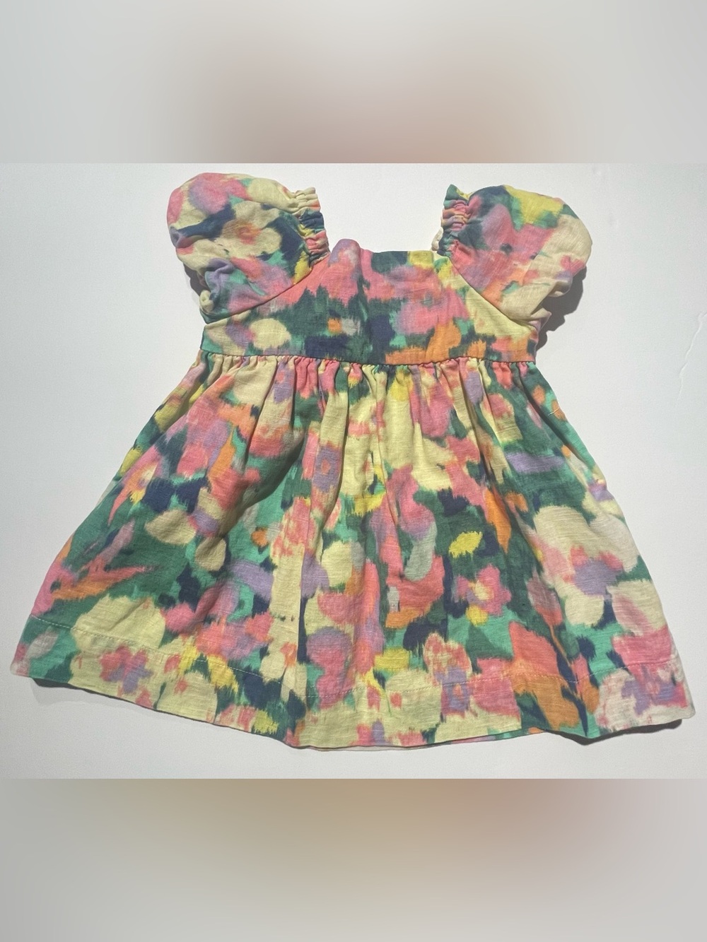 Baby GAP Multicolor Floral Dress - Pink, Green, Yellow, Purple